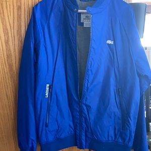 Blue mens Lacoste wind breaker light jacket